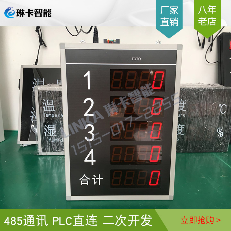 4路計(jì)數(shù)器電子看板